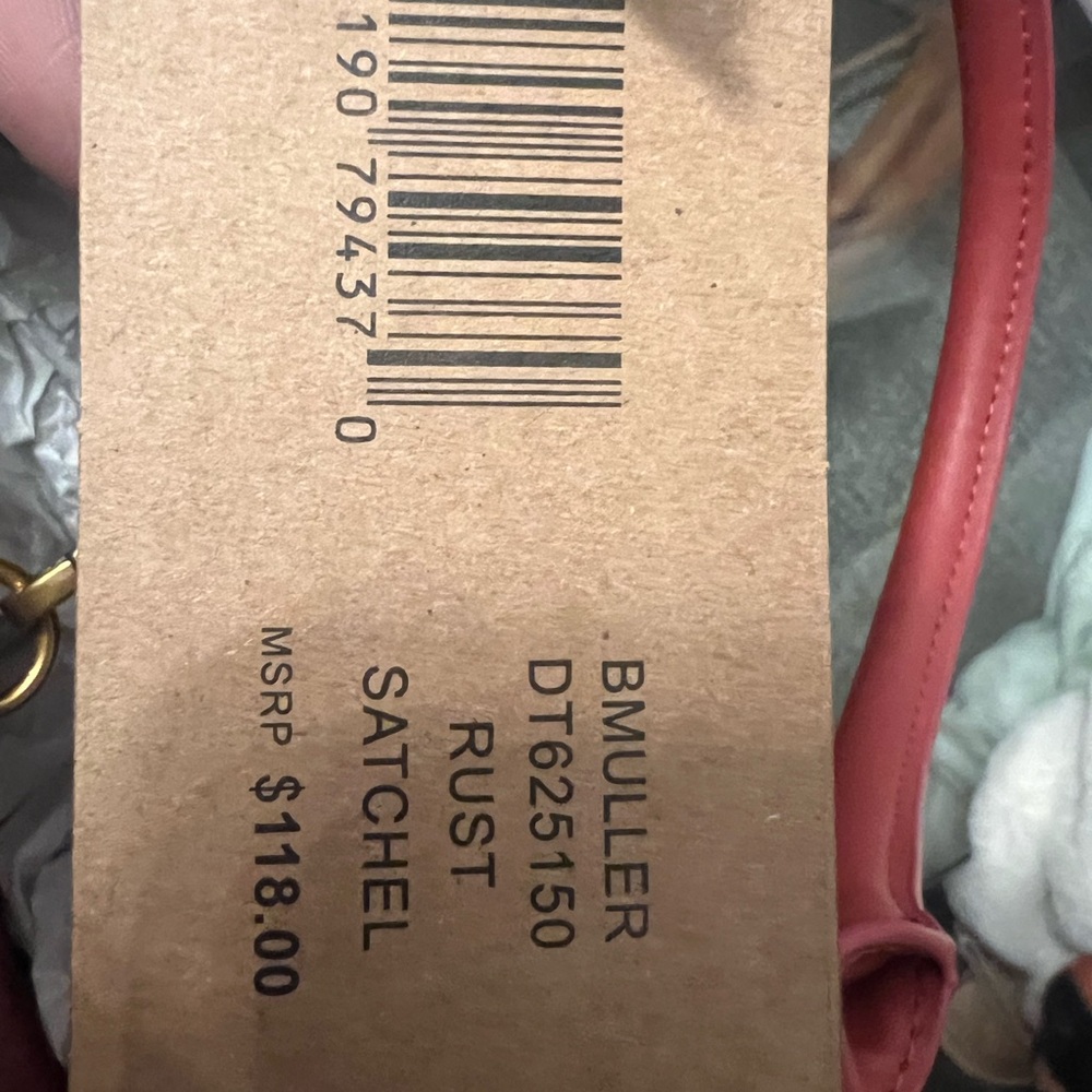 Steve Madden Elegant Rust Satchel Set - Picture 5 of 5